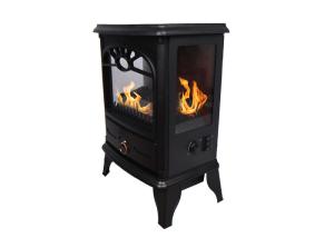 China Indoor Small Black Electric Fireplace , TPL-01 Mini Electric Fireplace Heater wholesale