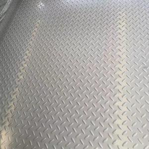 China Hot Rolled 201 Stainless Steel Checkered Sheet 4x8 Diamond Plate 3mm wholesale