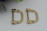 Factory Supply 31mm Zinc Alloy D Ring&Light Gold D Shape Buckles for Handbag
