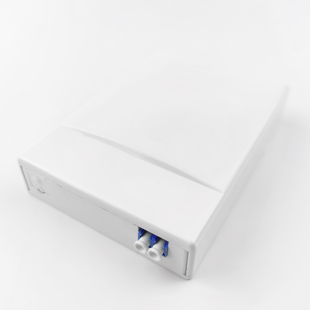 5 LC UPC Plastic Fiber Optic Faceplate Socket Panel 2 Cores for Indoor in FTTH Network