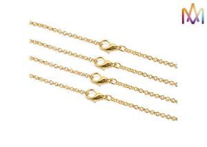 China 2m Length Fadeless Lobster Clasp Bulk Jewelry Chain wholesale