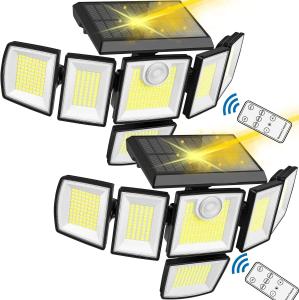 China Waterproof Solar Wall Light 6W Outdoor Motion Sensor Light 600 Lumen wholesale
