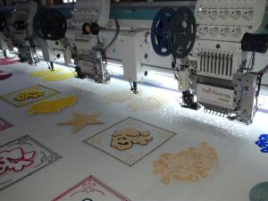 China Tai Sang Embro vista model 904+04(4 heads flat embroidery machine + 4 heads chenille embroidery machine) wholesale
