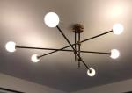 Glass Ball Sinple Style Living Room Modern LED Chandelier