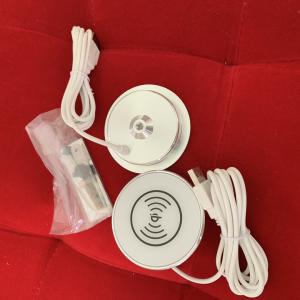 China Desktop QI Smart Furniture Office Phone Quick Wireless Charger Embedded Dark Mounted wholesale