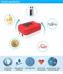 Rechargeable Battery 200ml Dental Ultrasonic Cleaner 25w