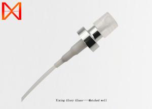 China PE Tube Bottle Crimp Pump , Cosmetic Cap Electroplate Printed Non Toxic wholesale