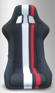 China Fashion Fiberglass Racing Seats With Black Bucket And Slider / Vehicle Seats wholesale