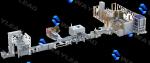 PLC Control Automatic Packaging Line For High Capacity Production 35-150 Bags