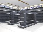 Multilevel Stationery Shop Display Rack Shelves Metal Wall 5-8 Feet Mild Steel