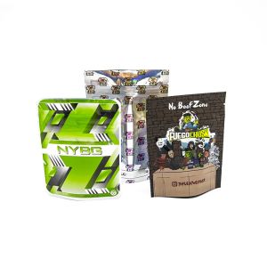 China Customized Three-Side Sealed Tobacco Cigar Mylar Bag Printable Design wholesale