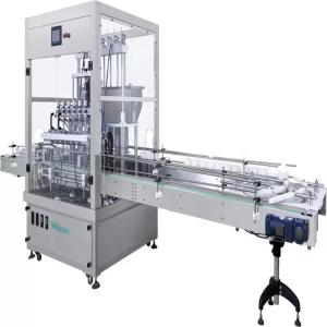 China Multipurpose 220V Liquid Filling Machines , Cosmetic Automatic Bottle Filler Machine wholesale