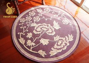China Bedroom Round Persian Rugs , Antique Persian Carpets Non - Woven Backing wholesale