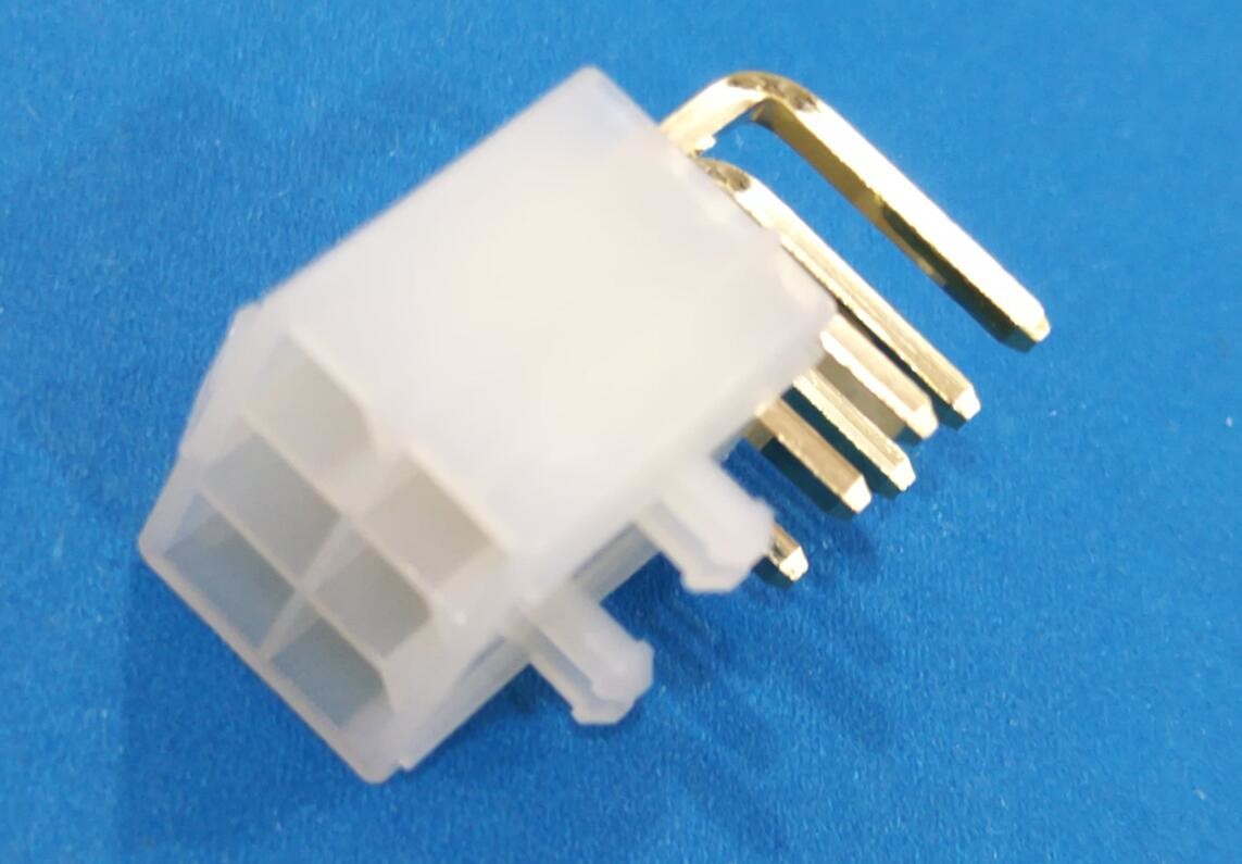 Conn 6pos Header Connector With Plastic Post Dual Row Gold Plated