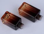 Transparent Glass Foundation Pump Bottle 40ml 80ml Makeup Pump Dispenser