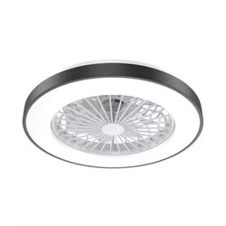 Low Noise 20 Inch LED Chandelier Ceiling Fan With LED Light And Remote Control