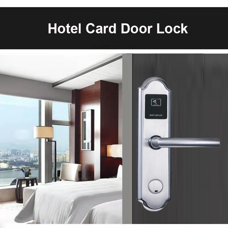 Anti Theft 3KG Card Activated Door Locks 1.5V AA Card Access Door Lock System