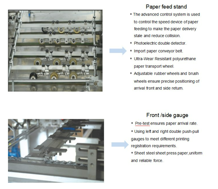High Speed Lead Edge Feeding Flat Type Die Cutting Machine For Corrugated Board Carton Paperboard Cutting