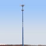 Easy Installation 55m Slip Joint Monopole Steel Tower