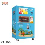 hot sale green bill acceptor fresh fruit juice vending machine