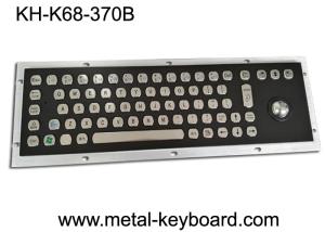China Rugged Stainless Steel Industrial Computer Keyboard with Water proof Trackball wholesale