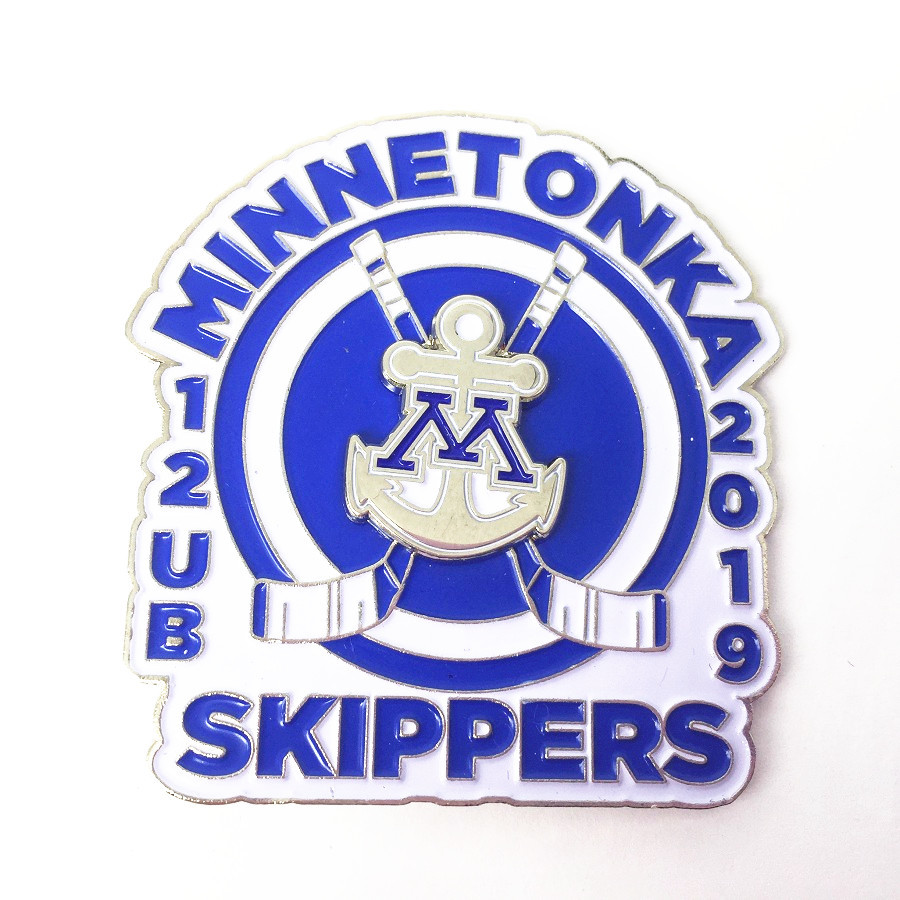 1 Inch - 2.5 Inches Custom Hard Enamel Pins , Metal Plating Antique Enamel Pins