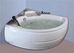China Seamless Whirlpool Soaking Tub , Whirlpool Freestanding Tub Quadrant Shape wholesale