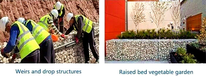 ISO14001 2x1x0.5m Gabion Welded Wire Mesh 4mm Gabion Baskets