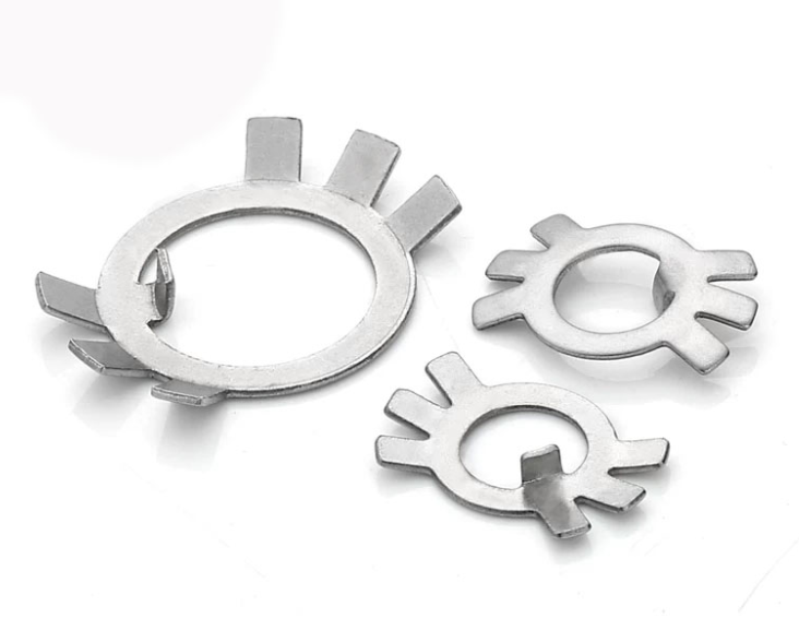 GB 858 SUS304 / SUS316 Metric Stainless Steel Tab Lock Washer For Round Nuts