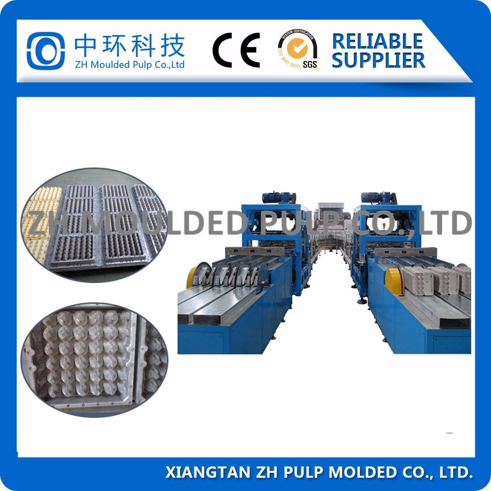 Semi Auto Egg Tray Packaging Machine , Reciprocating Fruit Tray Machine