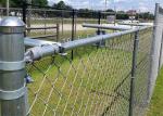 Chain Link Fence with Pedestrian Gates For Powder Stations