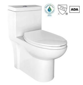 China Ada One Piece Toilet Single Flush Siphonic Close Coupled Sanitary Ware wholesale