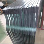 Bend Round Tempered Curved Glass For Office House Partition