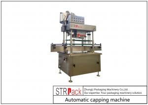 China 1.5KW Power Automatic Bottle Capping Machine High Speed 50 - 60 Bottles/min wholesale