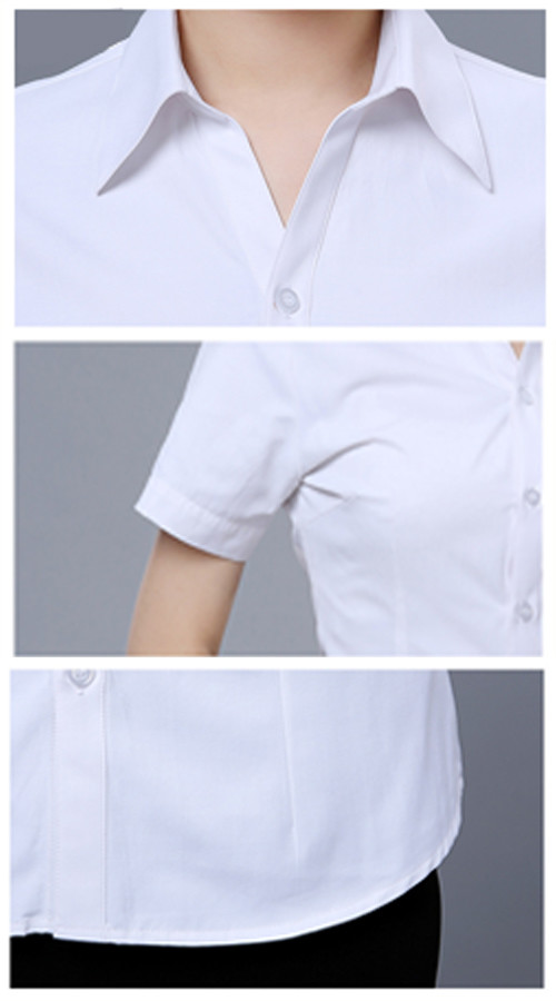 Formal Custom Business Shirts 55% Polyester 45% Cotton Sleeve Regular