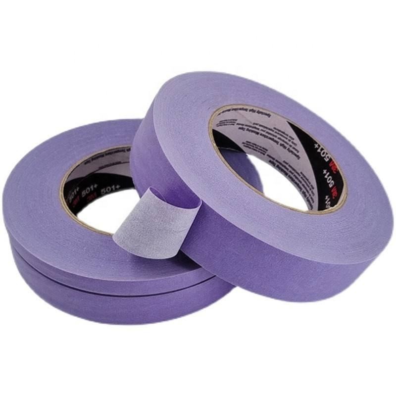 3M 501+ Purple Masking Tape High Temperature Resistance 150°C 300°F