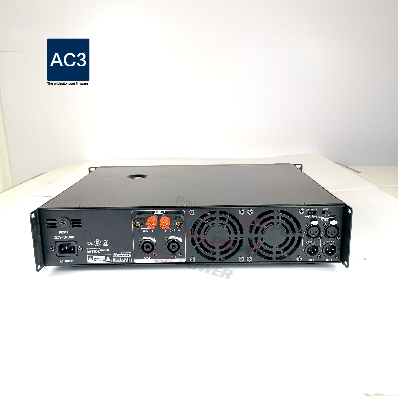 LED Display AC220V OEM 98db Analog Power Amplifier