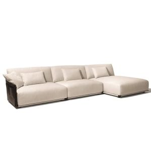 China Versatile Large L-Shaped Sofa Hotel Casual Waiting Multi-Functional Social Sofa on sale