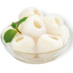 Lychee Canned Fruits Vegetables Litchi Whole / Broken In Light Syrup