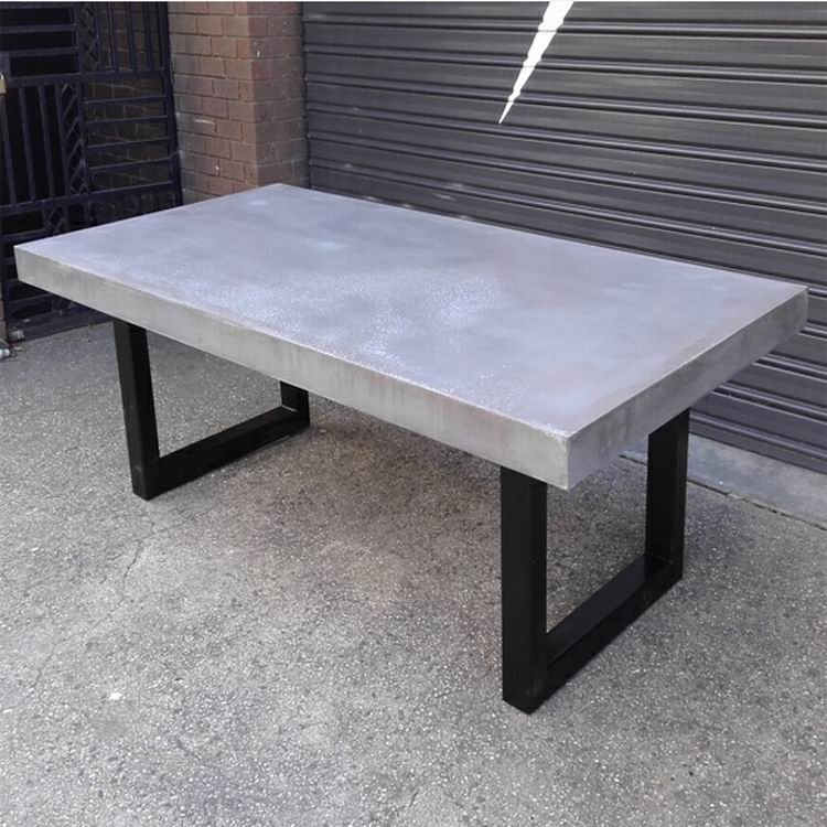 High Quality Sturdy GRC Tables Garden Concrete Furniture Table Sets In Rectangular Round Shapes