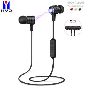China Neckband Wireless Stereo Earphone With Magnetic Bluetooth Headset Sports In - Ear Earbuds wholesale