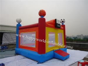 China Sport bouncer house, football bouncer house , inflatable jumping castle for kids wholesale