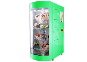 China Spanish Language Floral Shop Bouquet Vending Machine with Bloom House and Temperature Control on sale