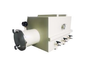 China Tempered Glass Glove Box Vacuum Pump For Chemistry Lab wholesale