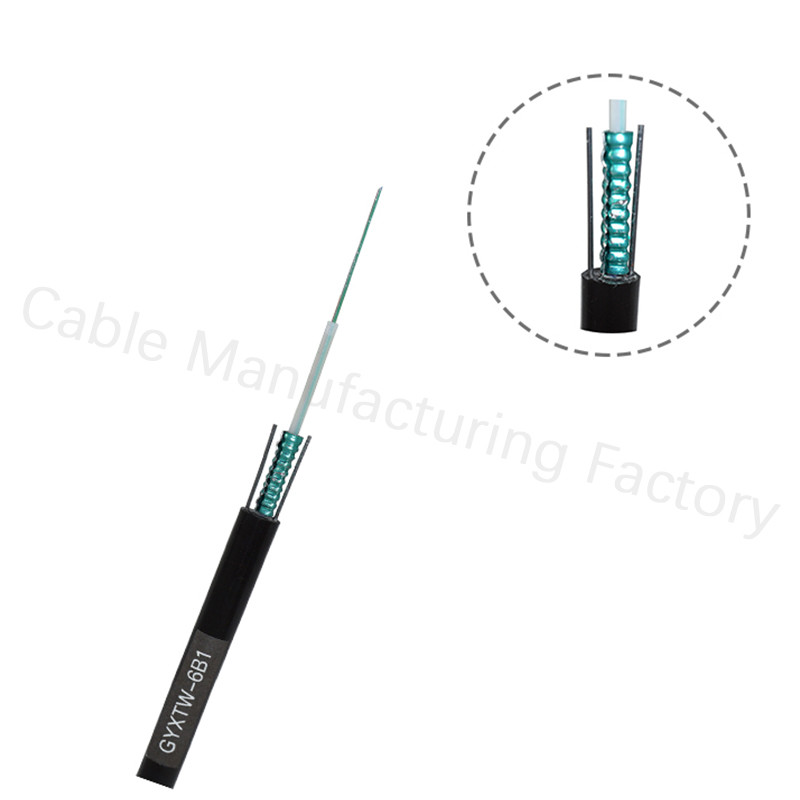 Unitube 6 Core OD8.0mm Communication Fiber Optic Cable