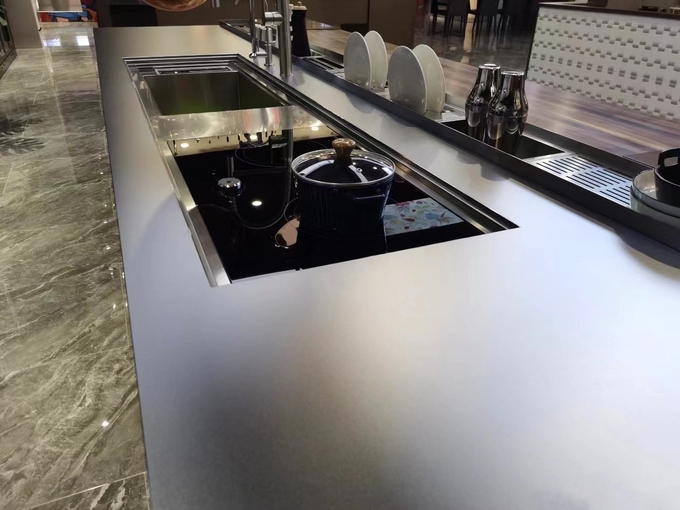 304 316 2B BA Bead Blasted Stainless Steel Surface Finish Scratch Resistant Stainless Steel Kitchen Sink