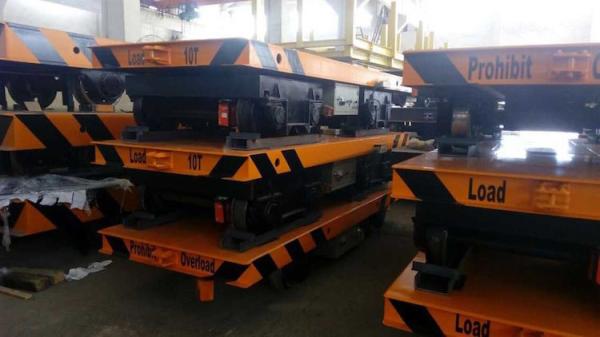 Quality Flat Cart 200 Ton Battery Driven Motorized Transfer Trolley From 47