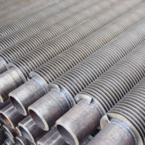 China DELLOK Seamless Carbon Steel Fluted 12FPI 0.55mm Embedded Fin Tube wholesale
