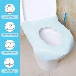 China Personalized Custom Supplies White Water Proof Travel Eco-Friendly Sanitary Portable Bathroom Disposable Toilet Seat wholesale