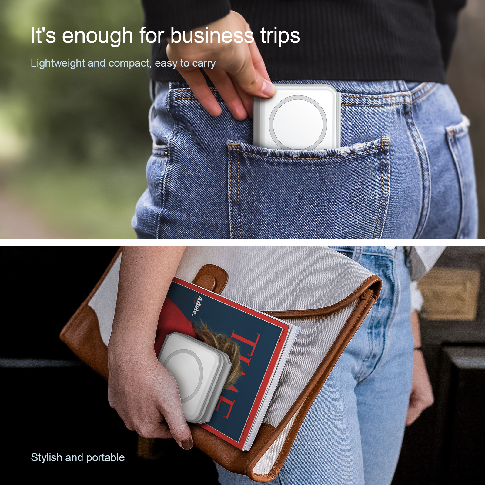 15W Magnetic Folding Wireless Charger for iPhone AirPods and Watch 3 Multiple Smart